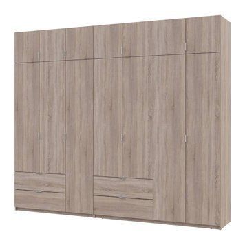 Шафа для одягу Doros Лукас Дуб сонома 3+4 ДСП 280х50х240 DRS-011706 (42005119) DRS-011706 фото