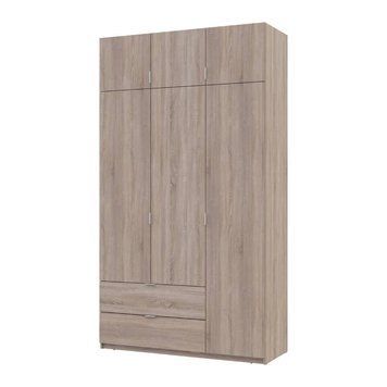 Шафа для одягу Doros Лукас Дуб Сонома 3ДСП 135х50х240 DRS-011655 (80737803) DRS-011655 фото