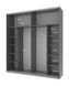 Шкаф-купе двухдверный Doros G-Caiser 220х60х240 см Графит/Тахо (DRS-011003) DRS-011003 фото 3