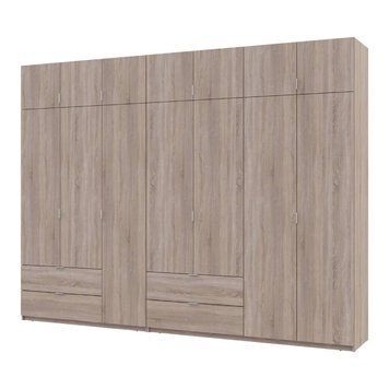 Шафа для одягу Doros Лукас Дуб сонома 3+4 ДСП 315х50х240 DRS-011709 (42005135) DRS-011709 фото