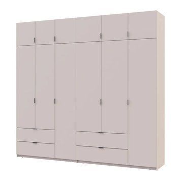 Шафа для одягу Doros Лукас Кашемір 3+3 ДСП 255х50х240 DRS-011714 (42005112) DRS-011714 фото
