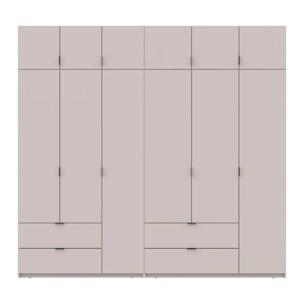 Шкаф для одежды Doros Лукас Кашемир 3+3 ДСП 255х50х240 DRS-011714 (42005112) DRS-011714 фото