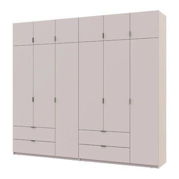 Шафа для одягу Doros Лукас Кашемір 3+3 ДСП 270х50х240 DRS-011715 (42005116) DRS-011715 фото