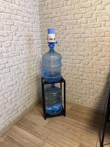 Подставка металлическая (стойка) для 2-х бутылей воды 19 лт  "Стандарт", Н =600 мм Loft Черный ПВ4008 фото