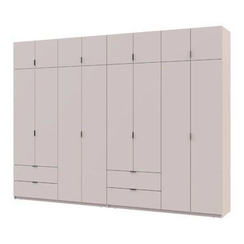 Шафа для одягу Doros Лукас Кашемір 4+4 ДСП 320х50х240 DRS-011720 (42005128) DRS-011720 фото