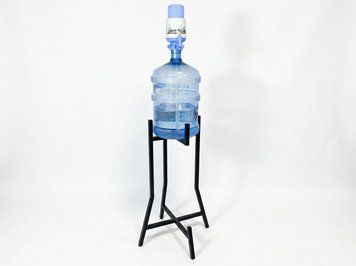Подставка металлическая (стойка) для бутылей воды 19 лт "Посейдон", Loft Черный в. 760 мм ПВ4004 фото