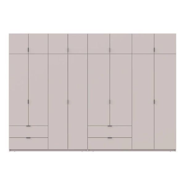 Шафа для одягу Doros Лукас Кашемір 4+4 ДСП 340х50х240 DRS-011721 (42005140) DRS-011721 фото