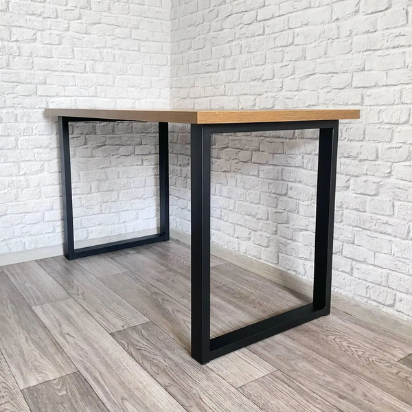Опора для столу "Сімпл" / Ніжка ЛОФТ Simple / Чорний Н-735х600, пр 60х30 ОП1155.60 фото