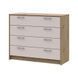 Комод Doros Ронді Дуб Артизан/Кашемір 4 ящики 100х40х82 DRS-011782 (41516187) DRS-011782 фото 1