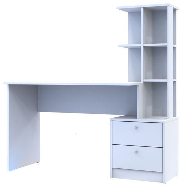 Офісний стіл Doros Т7 136х55х138 см Білий (DRS-011328) DRS-011328 фото
