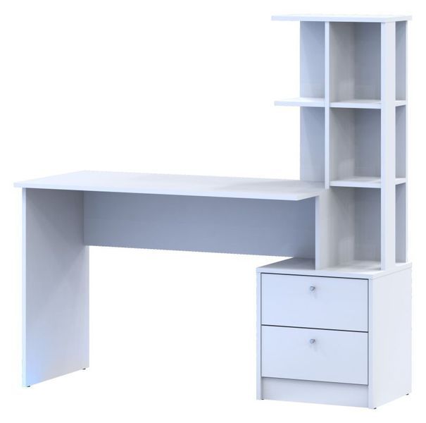 Офісний стіл Doros Т7 136х55х138 см Білий (DRS-011328) DRS-011328 фото