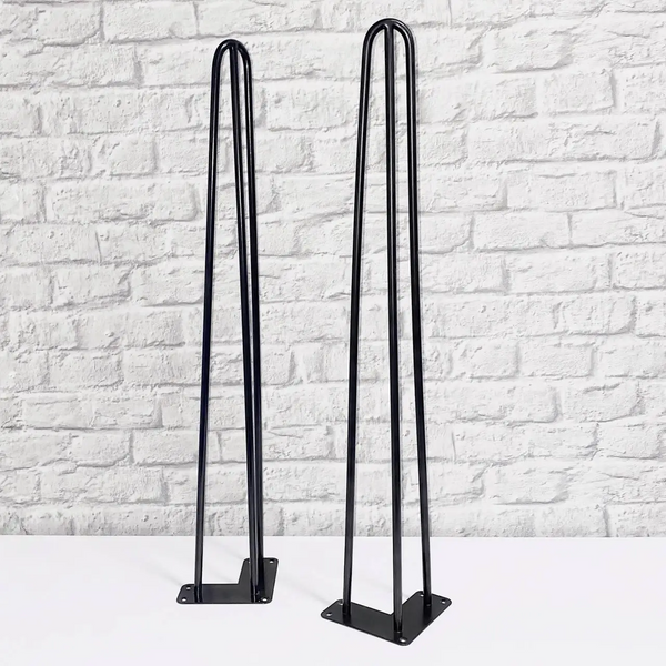 Ножка шпилька "Hairpin Legs" тройная/ опора для стола ЛОФТ/ Черный (труба Д-10*1,2) / Н=710 мм НШ1004.71 фото