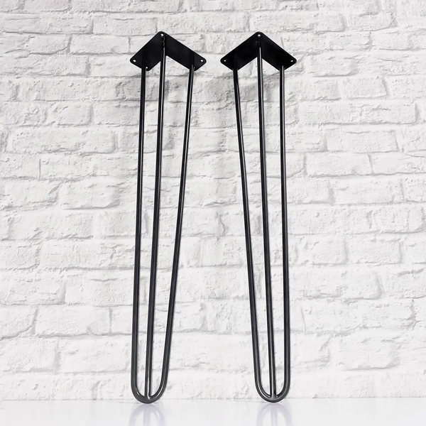 Ножка шпилька "Hairpin Legs" тройная/ опора для стола ЛОФТ/ Черный (труба Д-10*1,2) / Н=710 мм НШ1004.71 фото