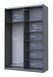 Шкаф-купе двухдверный Doros G-Caiser 160х60х240 см Графит/2 Зеркала (DRS-011028) DRS-011028 фото 4