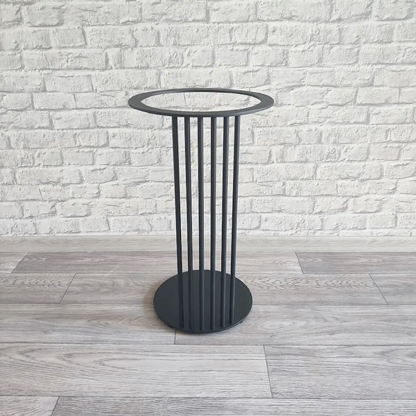 Каркас стойка для журнального приставного столика "Арфа"/ЛОФТ/ Черный, Н- 600 мм, низ Д-300х6, верх Д-350х6 КЖ2007.50 фото