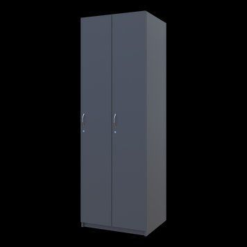 Роздягальня Doros 2-х секційна Графіт 2 ДСП 60х52х180 DRS-011613 (40512886) DRS-011613 фото