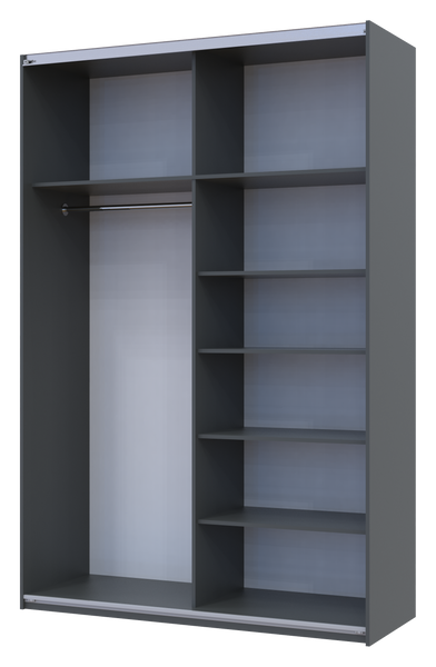 Шкаф-купе двухдверный Doros G-Caiser 160х60х240 см Графит/Дуб евок (DRS-011039) DRS-011039 фото