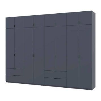 Шафа для одягу Doros Лукас Графіт 4+4 ДСП 320х50х240 DRS-011700 (42005129) DRS-011700 фото