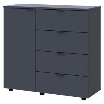 Комод в гостиную Doros Гелар GС1 100х40х81,2 см Графит (DRS-011288) DRS-011288 фото
