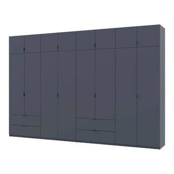 Шафа для одягу Doros Лукас Графіт 4+4 ДСП 360х50х240 DRS-011702 (42005145) DRS-011702 фото